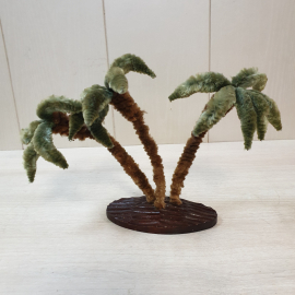Игрушка "Пальмы", ткань и дерево, СССР. Картинка 5